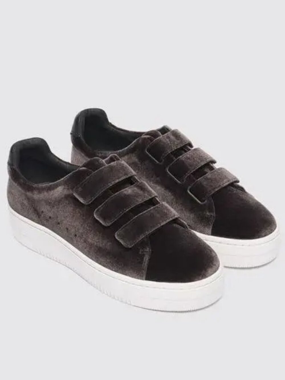 Sandro velvet sneakers with velcro Size 38
